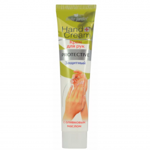 Apsauginis rankų kremas su alyvuogių aliejumi BELLE JARDIN HAND CREAM PROTECTIVE, 125 ml