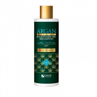 ARGAN Premium plaukų šampūnas su kanapių aliejumi, 300 ml