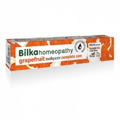 BILKA Homeopatinė dantų pasta fluoro Grapefruit, 75 ml