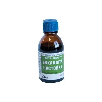 EUKALIPTO TINKTŪRA (IŠTRAUKA), 25 ML