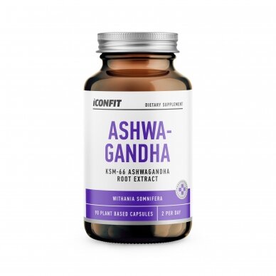 ICONFIT Ashwagandha (90 kapsulių)