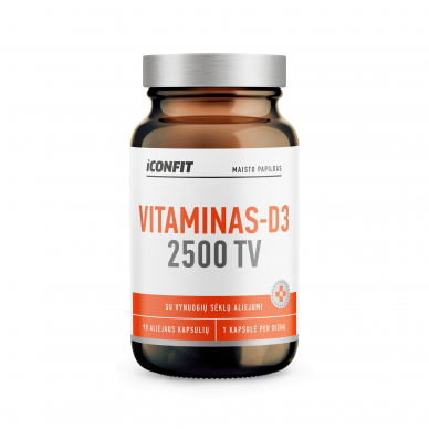 ICONFIT Vitaminas D3 2500 TV