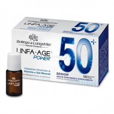 Maisto papildas SENIOR 50+ Linfa-Age 10x10ml buteliukai