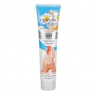 Minkštinamasis rankų kremas su ramunėlių ekstraktu BELLE JARDIN HAND CREAM SOFT,125 ml