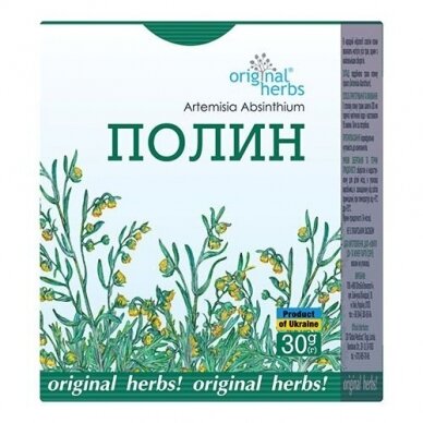 Original Herbs žolelių arbata Pelynas 30g.