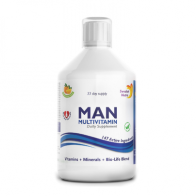 Swedish Nutra Multivitaminai Man, 500 ml.