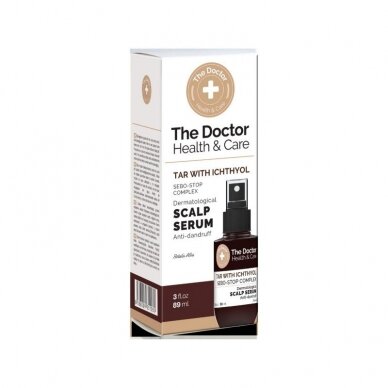 THE DOCTOR galvos odos serumas Degutas + Ichtiol + Sebo Stop, 89 ml