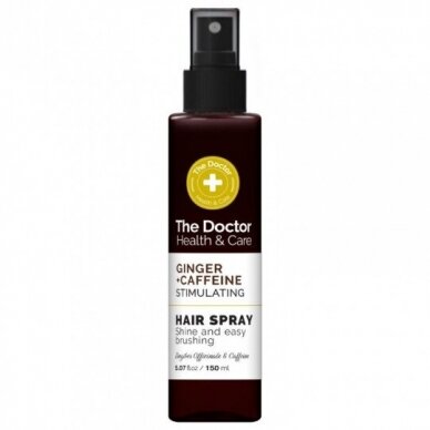 THE DOCTOR purškiklis plaukams Imbieras + Kofeinas Stimuliacija, 150 ml